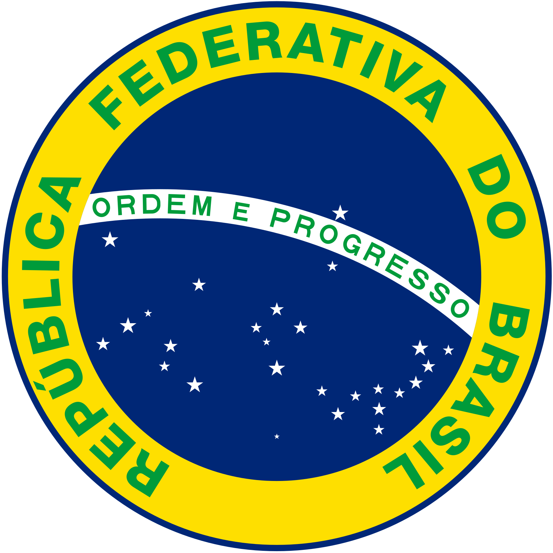 Selo Nacional Brasileiro.